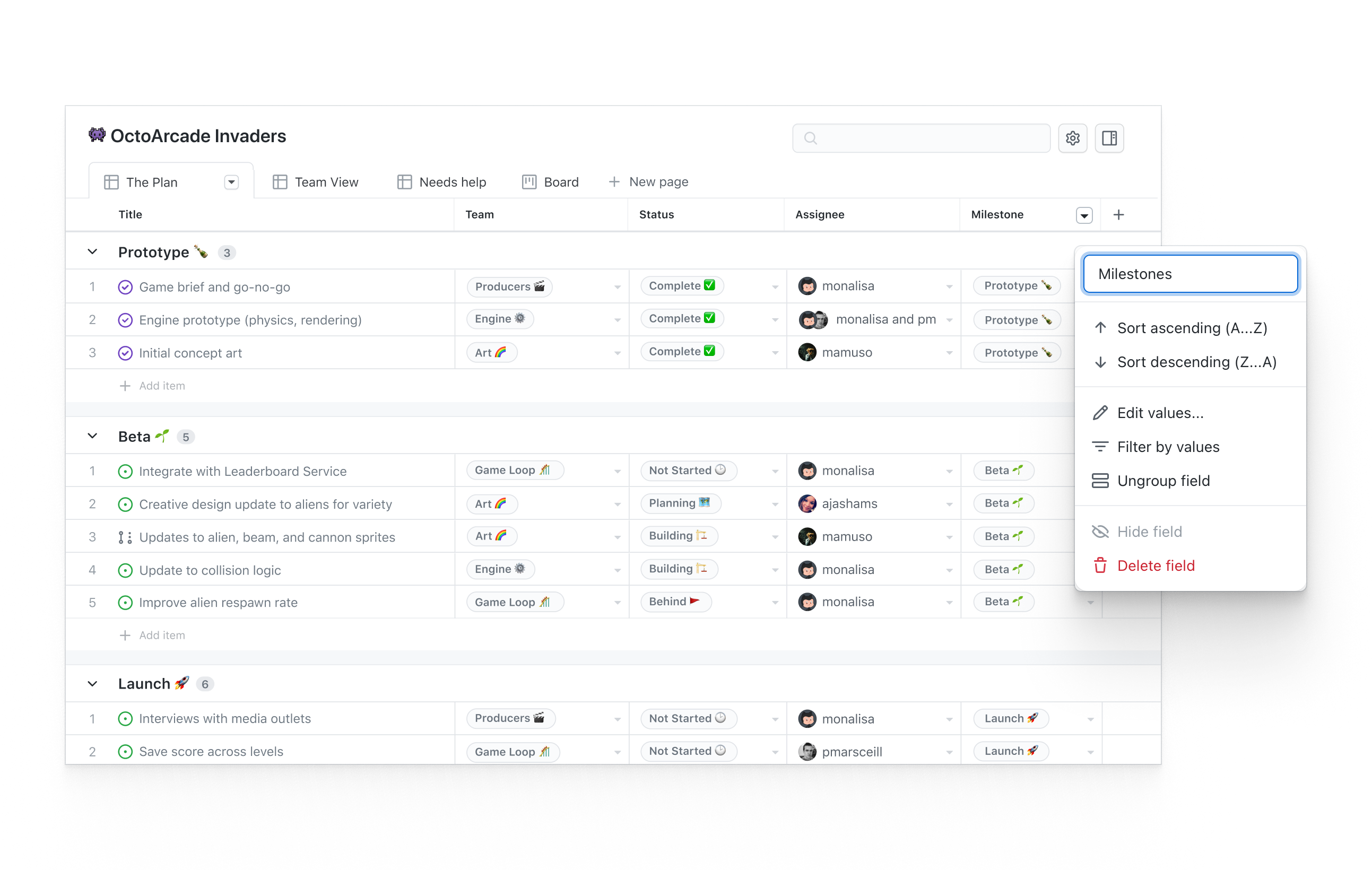 GitHub New Boards