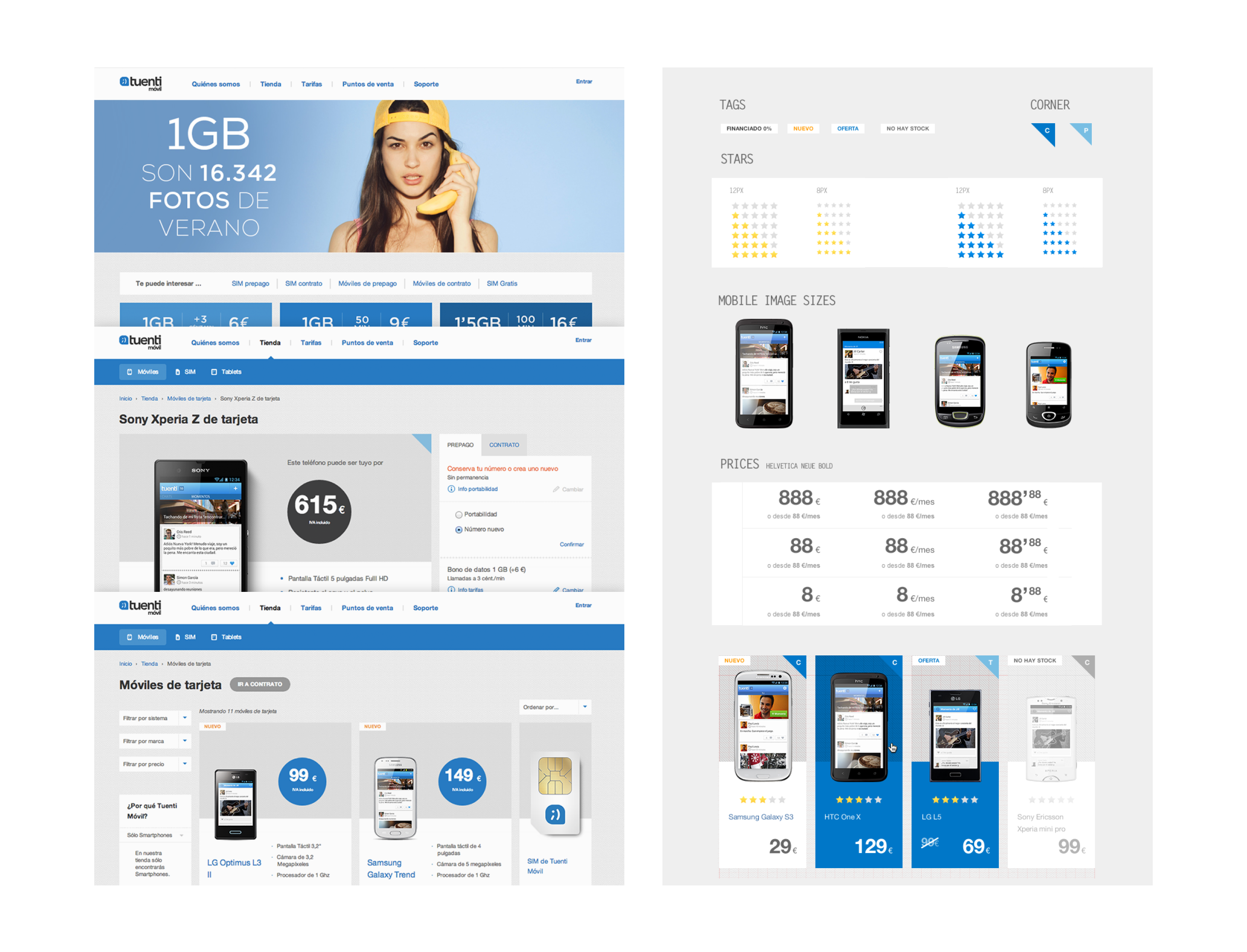 Tuentimovil Shop and UIkit